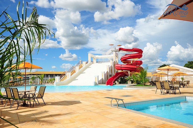 Flats Lacqua diRoma V parque aquático 24h