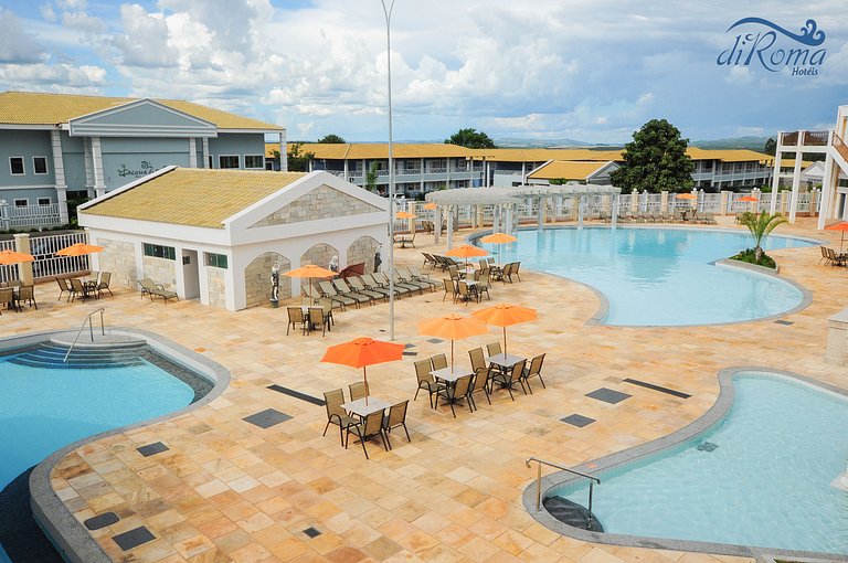 Flats Lacqua diRoma V parque aquático 24h