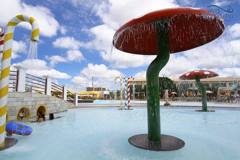 Flats Lacqua diRoma V parque aquático 24h