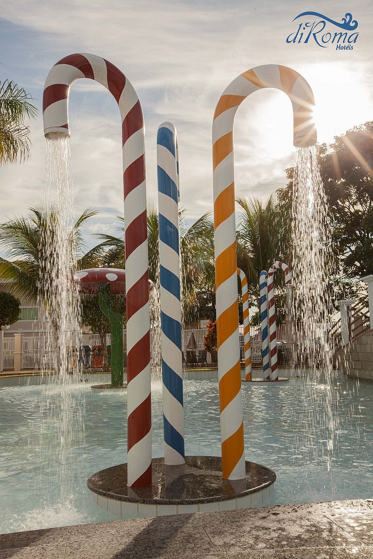 Flats Lacqua diRoma V parque aquático 24h